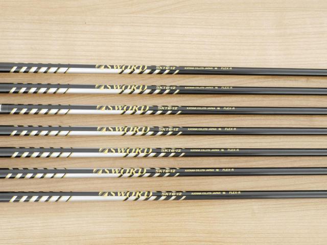 Iron set : Katana : ชุดเหล็ก Katana Snipe Iron GS-1 มีเหล็ก 6-Pw,Aw,Sw (7 ชิ้น) ก้านกราไฟต์ Flex R