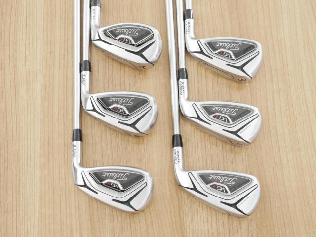 Iron set : Titleist : ชุดเหล็ก Titleist VG3 Type D Forged (รุ่นปี 2019 Japan Spec. ตีง่ายและไกลที่สุดของ Titleist) มีเหล็ก 6-Pw,Aw (6 ชิ้น) ก้านกราไฟต์ Mitsubishi VGI Flex R