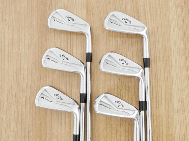 Iron set : Callaway : ชุดเหล็ก Callaway X Forged (ออกปี 2024 นุ่ม แน่น หล่อมาก) มีเหล็ก 5-Pw (6 ชิ้น) ก้านเหล็ก Dynamic Gold 115 MID S200