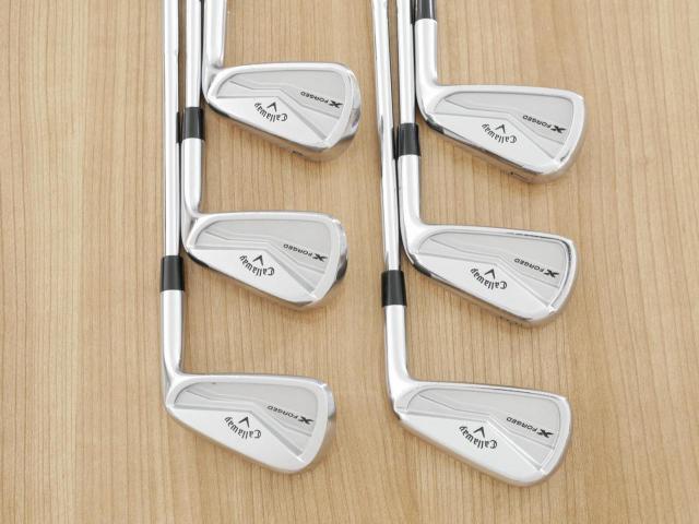 Iron set : Callaway : ชุดเหล็ก Callaway X Forged (ออกปี 2024 นุ่ม แน่น หล่อมาก) มีเหล็ก 5-Pw (6 ชิ้น) ก้านเหล็ก Dynamic Gold 115 MID S200
