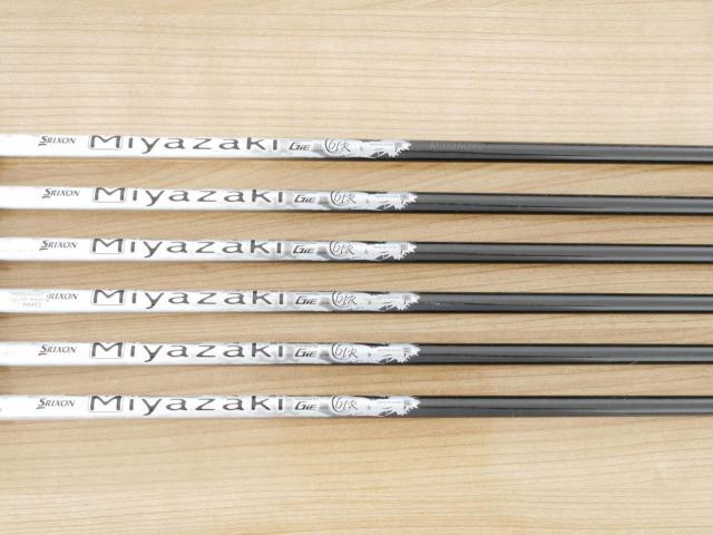 Iron set : Other Brand : ชุดเหล็ก Srixon GIE (ใบใหญ่ ตีง่าย) มีเหล็ก 5-Pw (6 ชิ้น) ก้านกราไฟต์ Miyazaki 61 Flex R
