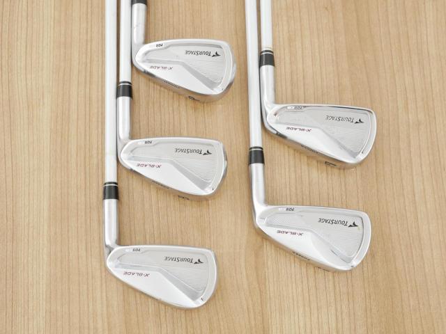 Iron set : Tourstage : ชุดเหล็ก Tourstage X-Blade 709cb (Forged) มีเหล็ก 6-Pw (5 ชิ้น) ก้านกราไฟต์ Mitsubishi FUBUKI AX i375 Flex R
