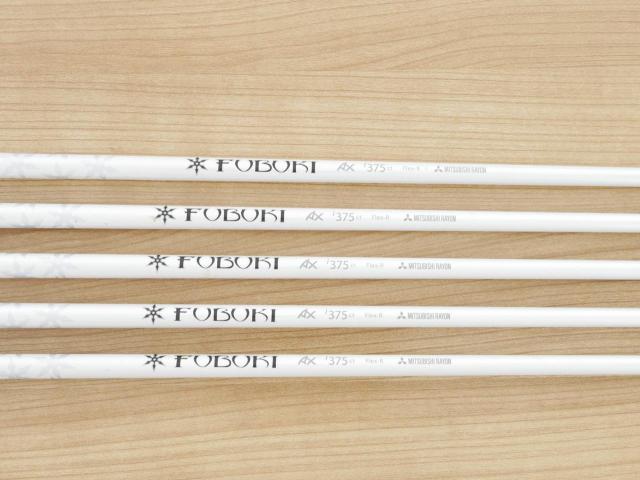 Iron set : Tourstage : ชุดเหล็ก Tourstage X-Blade 709cb (Forged) มีเหล็ก 6-Pw (5 ชิ้น) ก้านกราไฟต์ Mitsubishi FUBUKI AX i375 Flex R