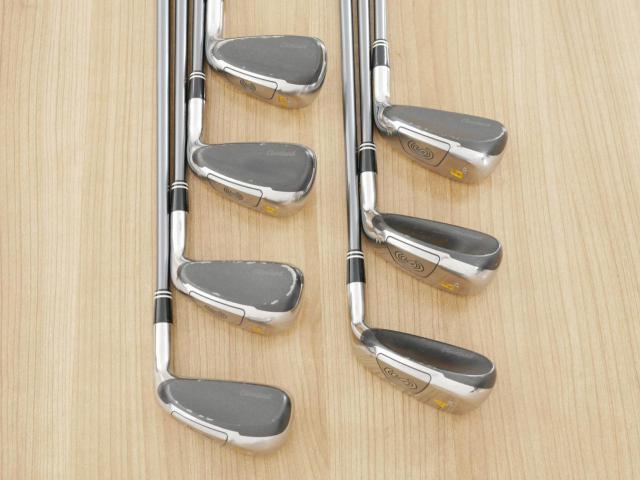 Iron set : Other Brand : ชุดเหล็กกระเทย Cleveland Hi-Bore (ตีง่ายมากๆ) มีเหล็ก 4-Pw (7 ชิ้น) ก้านกราไฟต์ Flex S