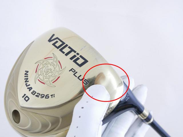Driver : Katana : **มีบุบ**ไดรเวอร์ Katana Voltio NINJA Plus 8296Hi (ปี 2019 หน้าเด้งเกินกฏ) Loft 10 ก้าน Fujikura Speeder 462 Evolution Flex SR