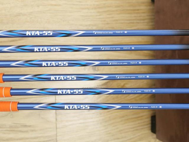 Iron set : Katana : ชุดเหล็ก Katana Sword V-Model (หน้าเด้ง) มีเหล็ก 5-Pw (6 ชิ้น) ก้านกราไฟต์ Flex R