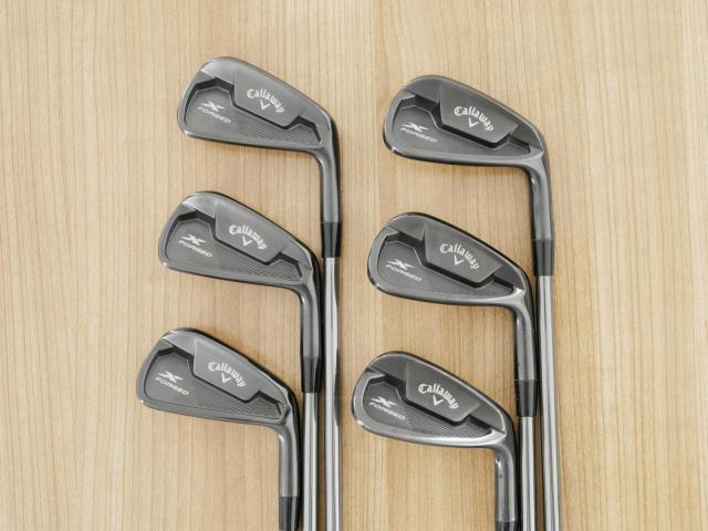 Iron set : Callaway : ชุดเหล็ก Callaway X Forged Star Black Limited (ออกปี 2021 หายากมากๆ) มีเหล็ก 5-Pw (6 ชิ้น) ก้านเหล็ก NS Pro Modus 105 Flex S