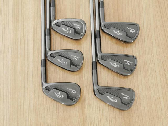 Iron set : Callaway : ชุดเหล็ก Callaway X Forged Star Black Limited (ออกปี 2021 หายากมากๆ) มีเหล็ก 5-Pw (6 ชิ้น) ก้านเหล็ก NS Pro Modus 105 Flex S