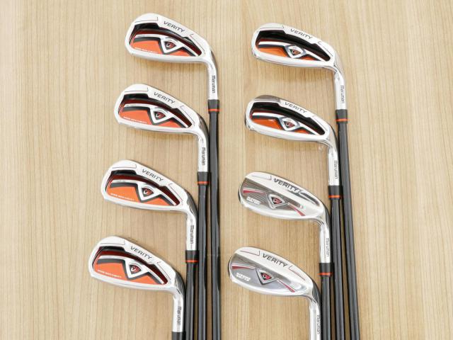 Iron set : Maruman : ชุดเหล็ก Maruman Red-V II (ใบใหญ่ ตีง่าย ไกล) มีเหล็ก 5-Pw,Aw,Sw (8 ชิ้น) ก้านกราไฟต์ Flex R