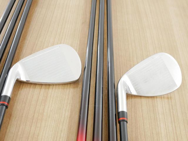 Iron set : Maruman : ชุดเหล็ก Maruman Red-V II (ใบใหญ่ ตีง่าย ไกล) มีเหล็ก 5-Pw,Aw,Sw (8 ชิ้น) ก้านกราไฟต์ Flex R