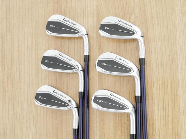 Iron set : Taylormade : ชุดเหล็ก Taylormade Qi (รุ่นล่าสุด ออกปี 2024 Japan Spec.) มีเหล็ก 5-Pw (6 ชิ้น) ก้านกราไฟต์ Mitsubishi Diamana TM60 Flex R