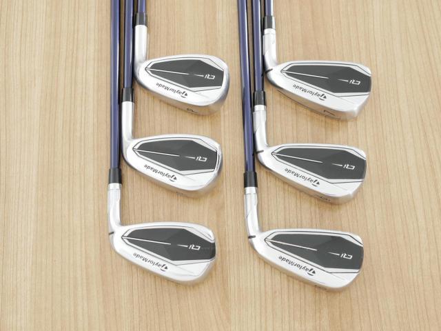 Iron set : Taylormade : ชุดเหล็ก Taylormade Qi (รุ่นล่าสุด ออกปี 2024 Japan Spec.) มีเหล็ก 5-Pw (6 ชิ้น) ก้านกราไฟต์ Mitsubishi Diamana TM60 Flex R