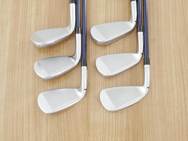 Iron set : Taylormade : ชุดเหล็ก Taylormade Qi (รุ่นล่าสุด ออกปี 2024 Japan Spec.) มีเหล็ก 5-Pw (6 ชิ้น) ก้านกราไฟต์ Mitsubishi Diamana TM60 Flex R