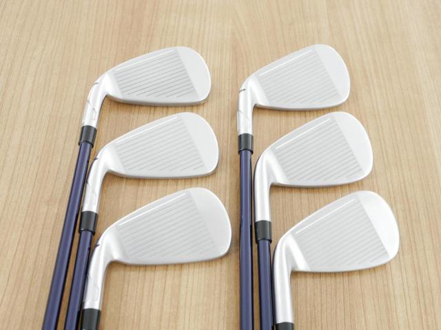Iron set : Taylormade : ชุดเหล็ก Taylormade Qi (รุ่นล่าสุด ออกปี 2024 Japan Spec.) มีเหล็ก 5-Pw (6 ชิ้น) ก้านกราไฟต์ Mitsubishi Diamana TM60 Flex R