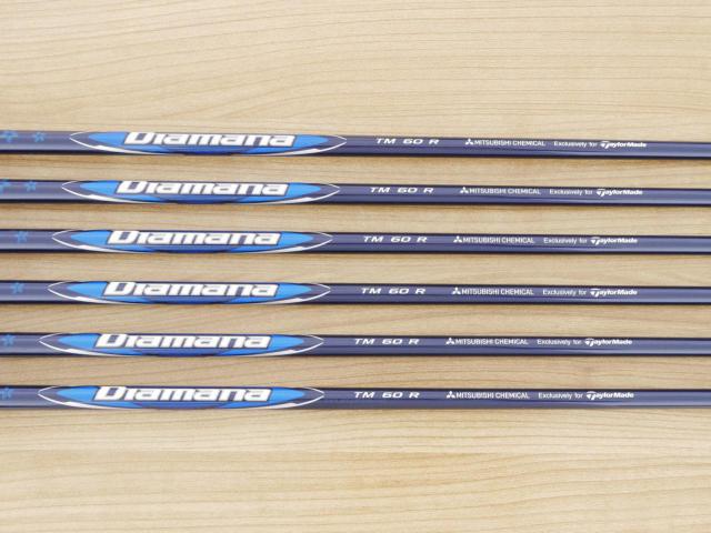 Iron set : Taylormade : ชุดเหล็ก Taylormade Qi (รุ่นล่าสุด ออกปี 2024 Japan Spec.) มีเหล็ก 5-Pw (6 ชิ้น) ก้านกราไฟต์ Mitsubishi Diamana TM60 Flex R