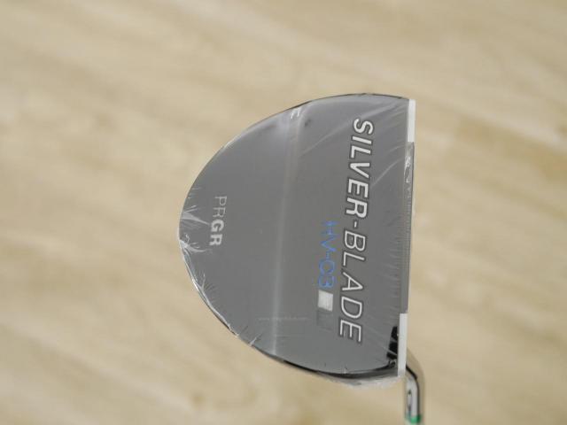 Putter : All : **ของใหม่ ยังไม่แกะพลาสติก**พัตเตอร์ PRGR Silver-Blade HV-03 ยาว 35 นิ้ว