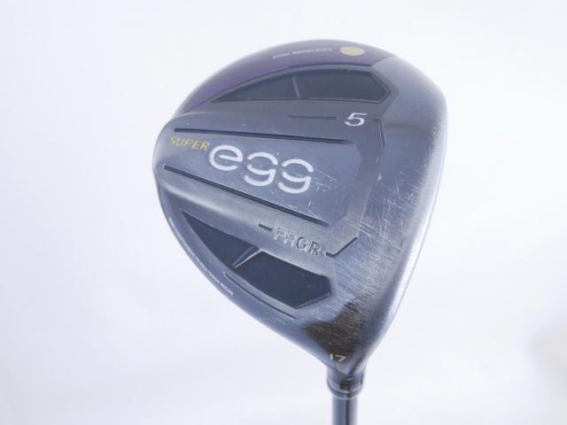 Fairway Wood : PRGR : **มีบุบ** หัวไม้ 5 PRGR Super Egg (รุ่นปี 2021 หน้าเด้งเกินกฏ COR 0.84 หายากมาก) Loft 17 ก้าน M-37 Flex R