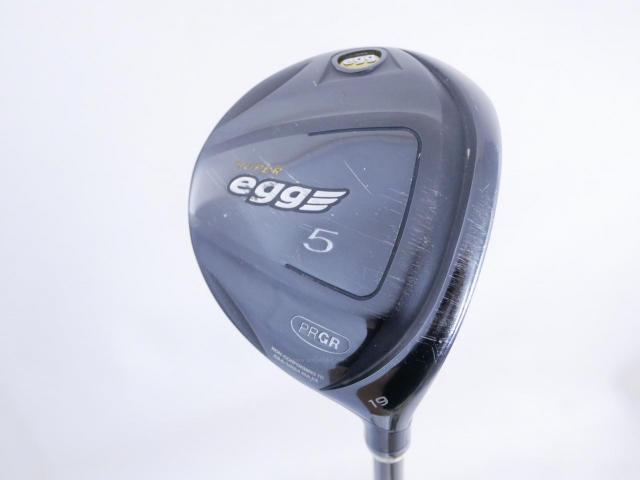 Fairway Wood : PRGR : หัวไม้ 5 PRGR Super Egg (หน้าเด้งเกินกฏ COR 0.84 ออกปี 2018 หายากมาก) Loft 19 Flex R (M-37)
