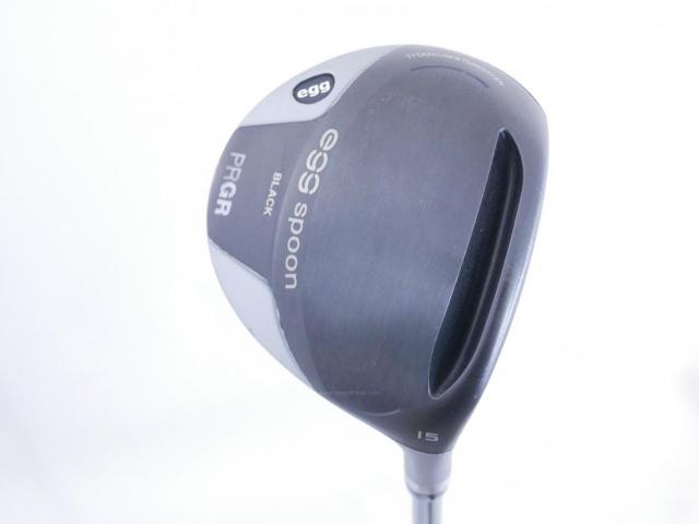 Fairway Wood : PRGR : หัวไม้ 3 PRGR Egg Spoon BLACK (ปี 2022) Loft 15 ก้าน Mitsubishi Diamana Flex SR