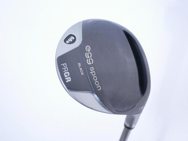Fairway Wood : PRGR : หัวไม้ 3 PRGR Egg Spoon BLACK (ปี 2022) Loft 15 ก้าน Mitsubishi Diamana Flex SR