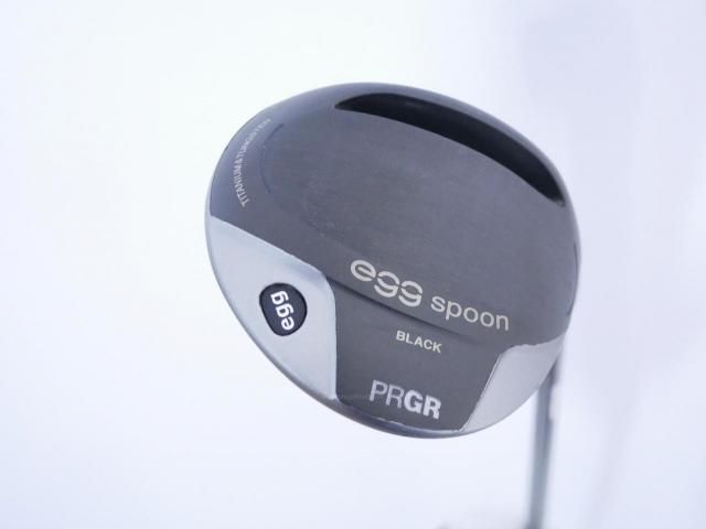Fairway Wood : PRGR : หัวไม้ 3 PRGR Egg Spoon BLACK (ปี 2022) Loft 15 ก้าน Mitsubishi Diamana Flex SR