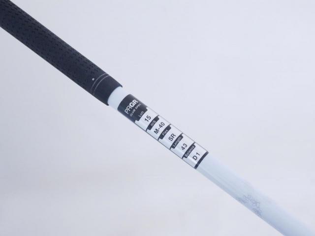 Fairway Wood : PRGR : หัวไม้ 3 PRGR Egg Spoon BLACK (ปี 2022) Loft 15 ก้าน Mitsubishi Diamana Flex SR