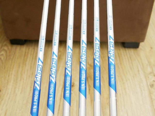 Iron set : Mizuno : ชุดเหล็ก Mizuno JPX 925 Hot Metal Pro (รุ่นล่าสุด ออกปี 2024 ตัวท๊อป ตีง่าย นุ่ม ไกลมาก) มีเหล็ก 5-Pw (6 ชิ้น) ก้านเหล็ก NS Pro ZELOS 7 Flex S