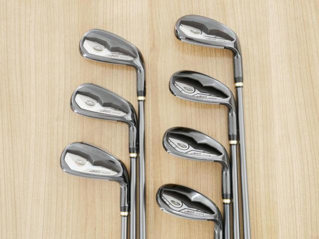 Iron set : Tsuruya : ชุดเหล็ก Tsuruya AXEL Gold Premium V (ออกปี 2023 ของใหม่ 7 หมื่นกว่าบาท หน้าเด้งสุดๆ ไกลสุดๆๆ) มีเหล็ก 7-Pw,Aw,As,Sw (7 ชิ้น ครบเซ็ต) ก้านกราไฟต์ Flex R