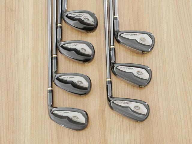 Iron set : Tsuruya : ชุดเหล็ก Tsuruya AXEL Gold Premium V (ออกปี 2023 ของใหม่ 7 หมื่นกว่าบาท หน้าเด้งสุดๆ ไกลสุดๆๆ) มีเหล็ก 7-Pw,Aw,As,Sw (7 ชิ้น ครบเซ็ต) ก้านกราไฟต์ Flex R