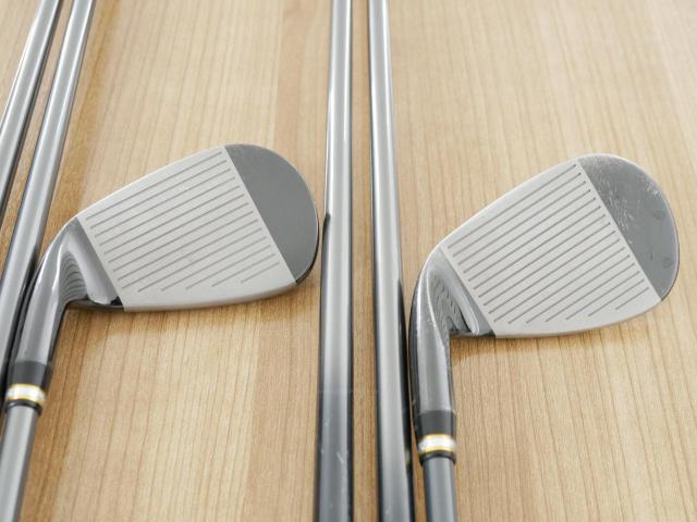 Iron set : Tsuruya : ชุดเหล็ก Tsuruya AXEL Gold Premium V (ออกปี 2023 ของใหม่ 7 หมื่นกว่าบาท หน้าเด้งสุดๆ ไกลสุดๆๆ) มีเหล็ก 7-Pw,Aw,As,Sw (7 ชิ้น ครบเซ็ต) ก้านกราไฟต์ Flex R