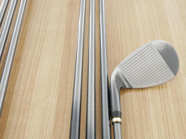 Iron set : Tsuruya : ชุดเหล็ก Tsuruya AXEL Gold Premium V (ออกปี 2023 ของใหม่ 7 หมื่นกว่าบาท หน้าเด้งสุดๆ ไกลสุดๆๆ) มีเหล็ก 7-Pw,Aw,As,Sw (7 ชิ้น ครบเซ็ต) ก้านกราไฟต์ Flex R