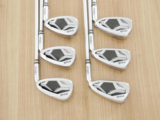 Iron set : Ping : ชุดเหล็ก Ping G430 (ออกปี 2023 Japan Spec. ใบใหญ่ ง่าย ไกล) มีเหล็ก 6-W,45 (6 ชิ้น) ก้านกราไฟต์ Fujikura MCI 60 Flex R
