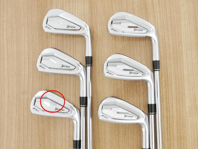 Iron set : Other Brand : **มีตำหนิ** ชุดเหล็ก Srixon ZX5 Forged (ออกปี 2021) มีเหล็ก 5-Pw (6 ชิ้น) เหล็ก NS Pro 950 DST Flex S
