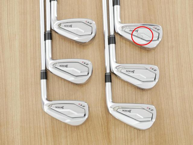 Iron set : Other Brand : **มีตำหนิ** ชุดเหล็ก Srixon ZX5 Forged (ออกปี 2021) มีเหล็ก 5-Pw (6 ชิ้น) เหล็ก NS Pro 950 DST Flex S