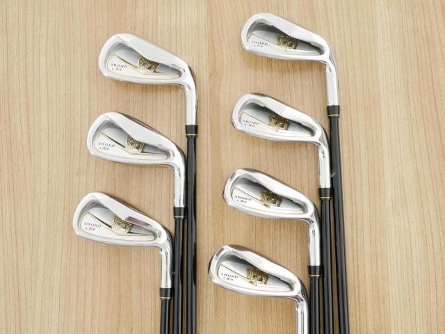 Iron set : Katana : ชุดเหล็ก Katana Sword LX-8 (ใบใหญ่ ตีง่าย) มีเหล็ก 6-Pw,Aw,Sw (7 ชิ้น) ก้านกราไฟต์ FLex SR