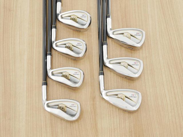 Iron set : Katana : ชุดเหล็ก Katana Sword LX-8 (ใบใหญ่ ตีง่าย) มีเหล็ก 6-Pw,Aw,Sw (7 ชิ้น) ก้านกราไฟต์ FLex SR