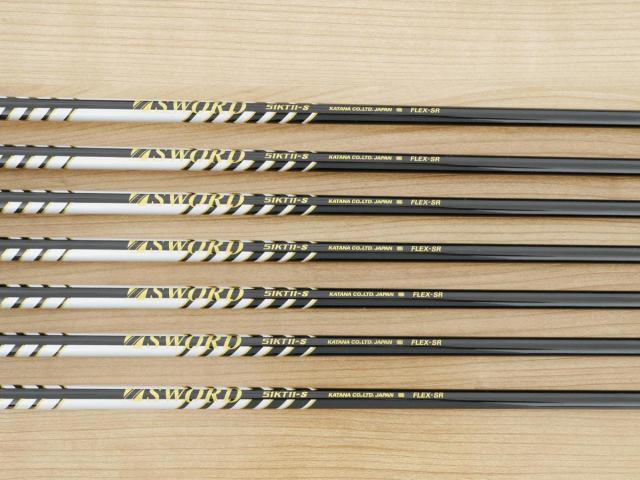 Iron set : Katana : ชุดเหล็ก Katana Sword LX-8 (ใบใหญ่ ตีง่าย) มีเหล็ก 6-Pw,Aw,Sw (7 ชิ้น) ก้านกราไฟต์ FLex SR