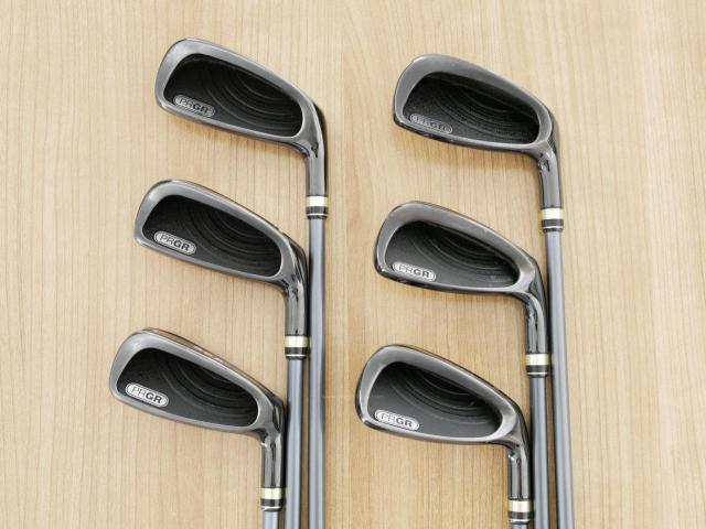 Iron set : PRGR : ชุดเหล็กกระเทย PRGR Egg II (ตีง่ายและไกลมาก)  มีเหล็ก 6-Pw,Aw (6 ชิ้น) ก้านกราไฟต์ Flex R (M-37)