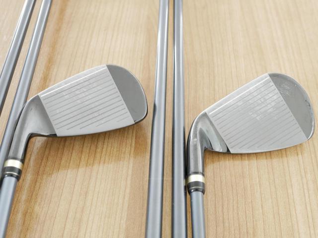 Iron set : PRGR : ชุดเหล็กกระเทย PRGR Egg II (ตีง่ายและไกลมาก)  มีเหล็ก 6-Pw,Aw (6 ชิ้น) ก้านกราไฟต์ Flex R (M-37)