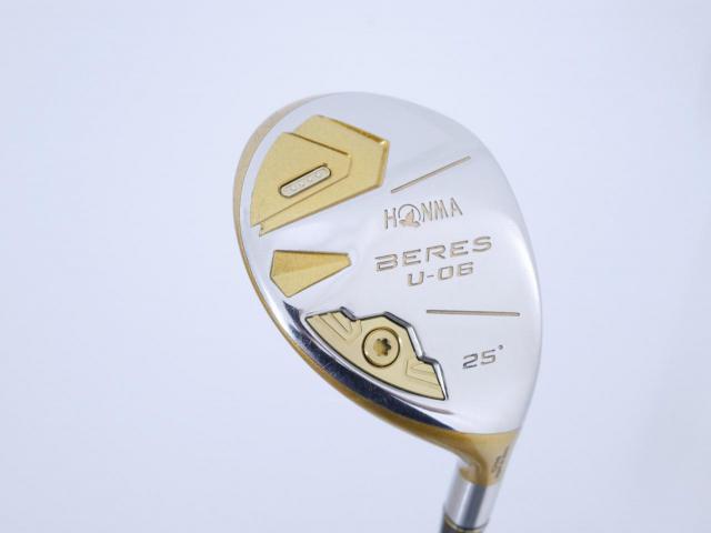 Fairway Wood : Honma : **ก้าน 4 ดาว** ไม้กระเทย Honma Beres U-06 (ออกปี 2018) Loft 25 ก้าน ARMRQ X (47) Flex S (4 ดาว)