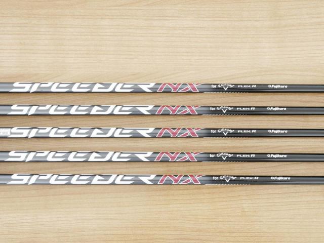 Iron set : Callaway : ชุดเหล็ก Callaway Big Bertha (ออกปี 2023 ตีง่ายที่สุดของ Callaway) มีเหล็ก 6-Pw (5 ชิ้น) ก้านกราไฟต์ Fujikura Speeder NX Flex R