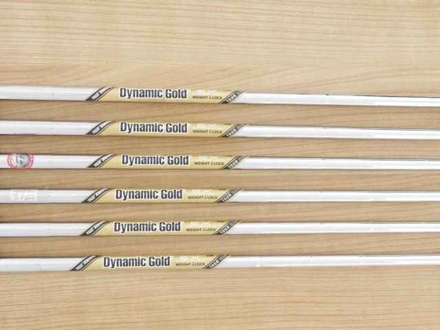 Iron set : Taylormade : ชุดเหล็ก Taylormade P7MC Forged (ซีรี่ย์ท้อปสุด ออกปี 2021) มีเหล็ก 5-Pw (6 ชิ้น) ก้านเหล็ก Dynamic Gold EX Weight Lock Tour Issue S200