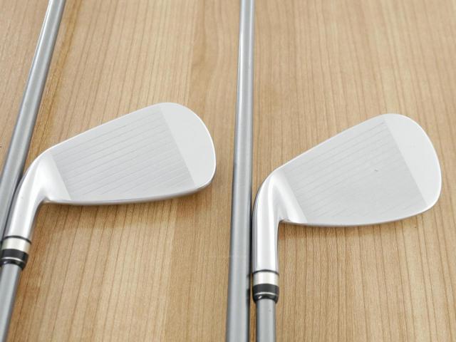 Iron set : PRGR : ชุดเหล็กกระเทย PRGR NEW Egg (ปี 2020 ตีง่ายและไกลมากๆ เด้งสุดๆ COR 0.82) มีเหล็ก 6-Pw,Aw (6 ชิ้น) ก้านกราไฟต์ M-37 Flex R