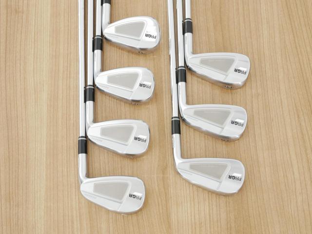 Iron set : PRGR : ชุดเหล็ก PRGR 01 Forged (Titanium Core ปี 2021) มีเหล็ก 4-Pw (7 ชิ้น) ก้านเหล็ก NS Pro Modus 105 Flex S