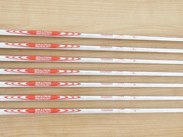 Iron set : PRGR : ชุดเหล็ก PRGR 01 Forged (Titanium Core ปี 2021) มีเหล็ก 4-Pw (7 ชิ้น) ก้านเหล็ก NS Pro Modus 105 Flex S