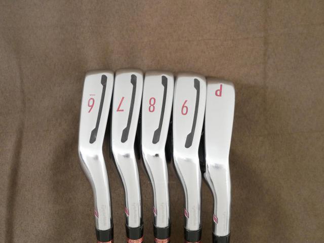 Iron set : Taylormade : ชุดเหล็ก Taylormade Gloire F Forged (รุ่นท๊อปสุด Japan Spec.) มีเหล็ก 6-Pw (5 ชิ้น) ก้านกราไฟต์ UST Mamiya ATTAS 60 Flex S