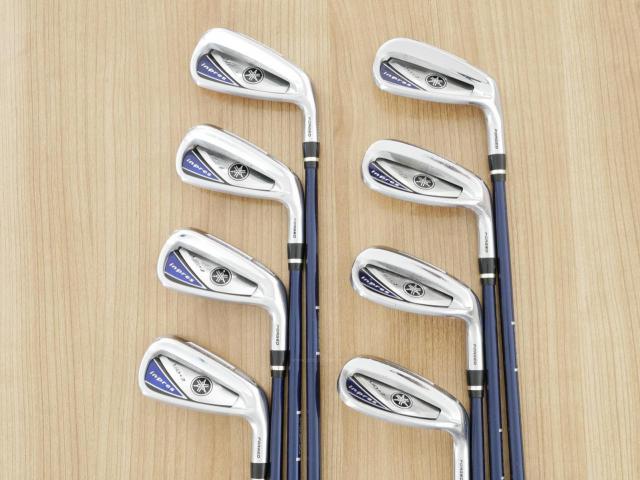 Iron set : Yamaha : ชุดเหล็ก Yamaha Inpres UD+2 (ออกปี 2019 ตีไกลที่สุด ไกลกว่าเหล็กทั่วไป 2 เบอร์ หน้าเด้ง COR 0.822) มีเหล็ก 6-Pw,Aw,As,Sw (8 ชิ้น) ก้านกราไฟต์ Flex SR