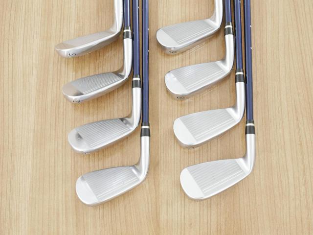 Iron set : Yamaha : ชุดเหล็ก Yamaha Inpres UD+2 (ออกปี 2019 ตีไกลที่สุด ไกลกว่าเหล็กทั่วไป 2 เบอร์ หน้าเด้ง COR 0.822) มีเหล็ก 6-Pw,Aw,As,Sw (8 ชิ้น) ก้านกราไฟต์ Flex SR