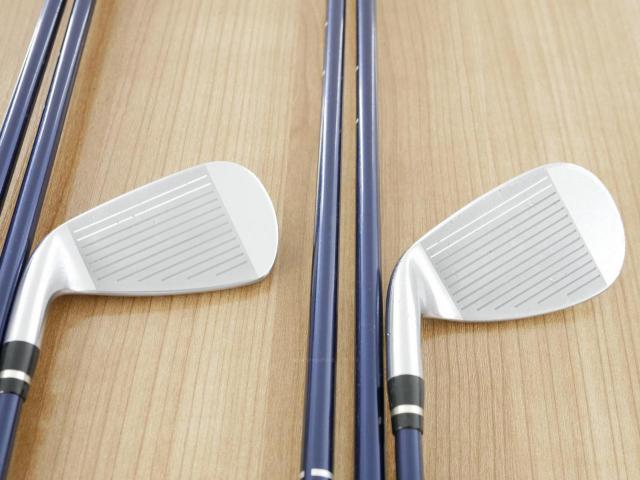 Iron set : Yamaha : ชุดเหล็ก Yamaha Inpres UD+2 (ออกปี 2019 ตีไกลที่สุด ไกลกว่าเหล็กทั่วไป 2 เบอร์ หน้าเด้ง COR 0.822) มีเหล็ก 6-Pw,Aw,As,Sw (8 ชิ้น) ก้านกราไฟต์ Flex SR