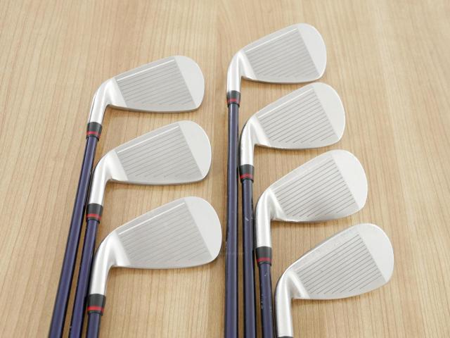 Iron set : Daiwa : ชุดเหล็ก Daiwa OnOff AKA (ออกปี 2021 หน้าเด้ง Maraging ยืดยุบได้ ตีง่าย นุ่ม ไกลมากๆ) มีเหล็ก 6-Pw,Aw,Sw (7 ชิ้น) ก้านกราไฟต์ Flex R